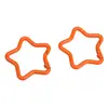 1 Llavero de Estrella de Cinco Puntas Pintado de Aleación Colorida Cadena para Llavero Hecha a Mano Accesorios de Joyería para Colgar en Bolsos Paquete de Materiales