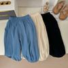 Pantalones antimosquitos para niños pantalones bombachos delgados estilo coreano pantalones largos de gasa de algodón de verano para niños pantalones de pijama para niñas de niños