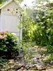 Juxuan Reja de Hierro Forjado Rosa Flor Mensual Estante para Trepadora Clematis Estante para Plantas Trepadoras Poste de Soporte para Maceta Jaula para Pájaros