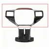 Adecuado para modificación Toyota 26 RAV4, moldura decorativa del volante, accesorios de pegatinas para botones del volante de ABS estándar de EE. UU.