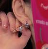Pendientes de circonita de colores para chica sexy del milenio, pendientes para mujer pequeños, exquisitos, combinables, nuevos y populares, pendientes personalizados