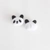 Desenho animado broche de pelúcia fofo panda pinguim boneca pequeno kt snoopy acessórios para cabeça roupas bolsa acessórios
