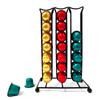 Suporte de Cápsulas de Café Transfronteiriço para 40 Cápsulas Nespresso, Display Rotativo e Rack de Armazenamento, Arte em Ferro