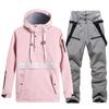 Nuevo traje de esquí de snowboard para hombres y mujeres, traje de invierno cálido y grueso, traje de esquí de estilo coreano, traje doble