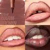 Delineador de labios aterciopelado, labios voluminosos, no se desvanece, no se pega, hidrata.