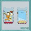 Tarjeta de acceso de autobús/metro creativa personalizada de Garfield de dibujos animados, con cordón largo tipo halter, tarjeta de estudiante de jardín de infancia