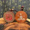 Entrega Montanha Longhu Montanha Taishanglaojun Bolsa Qian Bagua Borda de Seda Prateada Inlaid Pingente Pingente Artesanato de Estrada Suprimentos
