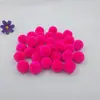 2cm Bolas Coloridas de Lã Bola de Pelúcia Feito à Mão DIY Acessórios de Brincos para Crianças Acessórios de Roupa 20 Peças