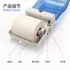 En stock máquina de papel de inducción baño de hotel automática inteligente dispensador de papel de rollo grande máquina de papel cortador de papel de pared