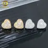 Taladro para Cabello Moda Sentido de Alta Gama Juego Completo de Pendientes de Plata 925 Pendientes para Hombres y Mujeres Pareja Taladro de Medición Excesiva Bolígrafo
