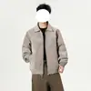Chaqueta de cuero para motocicleta estilo retro americano tie-dye estilo páramo para hombre, marca de moda de alta gama, casual de alta calle