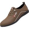Zapatos de Hombre Zapatos Casuales Deportivos de Cuero para Hombre Nuevo Estilo Coreano Transpirables Suela Suave Slip-on Zapatos para Conducir Cabello de Una Pieza para Hombre
