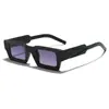 Amazon Transfronterizo Moderno de Moda Estilo Callejero Gafas de Sol Cuadradas Moda Retro Gafas de Sol Anti-UV Venta al por Mayor