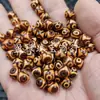 Ágata roja de tres ojos Dzi, cuenta redonda, ágata mate esmerilado de 8 mm, cuentas sueltas para pulsera, collar y accesorios de joyería
