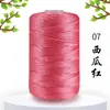 125g Ligero Hilo de Seda Helada Hilo de Lino Helado Tejido Medio Fino Bolsa DIY Cojín Hilo Hueco Hilo Brillante Hilo para Crochet