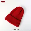 Gorro de Punto Versátil Coreano Otoño e Invierno para Mujer Estilo Coreano Retro Simple Gorro de Invierno Gorro Bolsa Gorro Cálido Gorro de Lana Protección para los Oídos