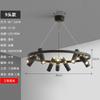 Lámpara Colgante para Sala de Estar Estilo Industrial, Foco Minimalista, Lámpara Creativa Única Post-Moderna Loft Tienda de Ropa Restaurante, Lujo Ligero
