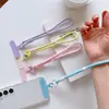 Cordão para Celular Estilo Ins Modelo Novo Chaveiro para Garrafa de Água Acessório Alça de Pulso Curta Ajustável com Trava Automática Corrente para Celular com Almofada