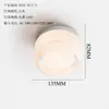 [Transfronteiriço] Luminária de Parede Criativa de Fundo, Luminária de Parede de Vidro Estilo Francês, Luminária Minimizadora com Marcas de Dedo Cor Creme para Corredor, Entrada, Cabeceira