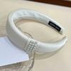 Zhao Lusi Mesmo Estilo Headband Elegante Simples Pérola Alta Cranial Top Headband Estrela Mesmo Estilo Headband Headwear Acessórios para o Cabelo Caverna de Cabelo