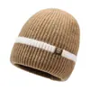 Novo Chapéu de Lã Tricotado de Inverno da Aoteng para Homens e Mulheres, Chapéu de Lã Resistente ao Frio e Quente, Chapéu de Veludo Pulôver da Moda e Versátil para Exterior