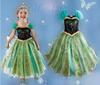 Vestido de princesa anna vestido de anna para niñas Frozen liquidación especial