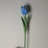 Flores artificiales en tonos azules para arreglos de suelo, arreglos florales para caminos, flores artificiales en tonos azules con un toque de alta gama para decoraciones de bodas