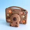 Adecuado para Redmi Pad 2 Funda Protectora de Silicona de Dibujos Animados SE Lenovo Xiaoxin Pad Lindo 11 Tarjeta Capibara 89.7 Pulgadas