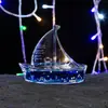 Adornos Creativos Tipo Velero Grande Gota de Aceite Mediterráneo Dibujos Animados Líquido Flotante Fuga de Aceite Decoración de Escritorio de Oficina Regalos