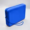 Bolsa de Armazenamento de Silicone Popular Transfronteiriça Bolsa Quadrada de Grande Capacidade Bolsa Portátil de Mão para Maquiagem Bolsa de Higiene Pessoal