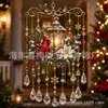 Novo sino de vento transfronteiriço anjo de Natal pingente decoração ornamento pendurado apanhador de sol