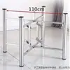 Pés de Mesa de Jantar, Estrutura de Mesa Redonda Grande, Suporte Dobrável de Pé de Mesa de Ferro, Estrutura de Mesa Telescópica Prática, Suporte Prático de Pé de Mesa