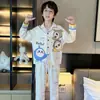Pijama Infantil, coleção primavera e outono para meninos, pijama de manga longa em algodão penteado, roupa de casa, design de desenho animado para meninos e adolescentes, novo estilo 2026