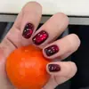 Rubi Cor Sangue de Pombo Olho de Gato Unhas Vestíveis Pura Feitura Manual Olho de Gato de Contas de Vidro Esmalte Clareador Elegante de Alta Qualidade