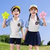 Conjunto de Uniforme Escolar Primario, Uniforme de Jardín de Infancia de Verano, Atuendo para Actuación del Día del Niño, Uniforme de Clase de Graduación, Conjunto de Dos Piezas