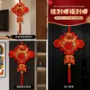 Colgante de nudo chino para Año Nuevo, decoración de carácter "Fu" de gran tamaño de alta gama para la sala de estar, decoración festiva para entrega de casa y inauguración de casa