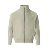 0179 Moda de Rua Unissex Retro Americano Outono e Inverno Design Desconstruído Cor Sólida Jaqueta Masculina Solta Jaqueta com Gola Alta