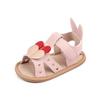 Verão novo bebê menina sandálias 0-12 meses sapatos de bebê sola de borracha não- deslizamento bebê sapatos da criança 2880