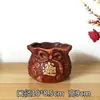 Maceta de cerámica, estilo europeo vintage de arcilla roja, para mesa de balcón, plantas suculentas, árbol de la fortuna, bonsái, decoración floral interior creativa