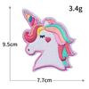 Bordado a máquina de unicornio Tianma bordado de dibujos animados parche de tela adhesivo termofusible insignia de ropa diy venta al por mayor