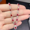 Comprado directamente al fabricante, el antiguo collar de rubíes presenta rubíes cristalinos, como fuego, que inspiran entusiasmo.