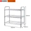 Estante de Almacenamiento Doméstico de Tres Niveles, Organizador de Piso para Encimera de Cocina, Simple Estante de Almacenamiento para Tazones, Palillos y Condimentos
