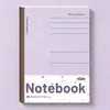Caderno Simples B5/A5, Caderno de Sala de Aula Espesso de Alta Qualidade para Estudantes, Bloco de Notas de Escritório, Diário Espesso