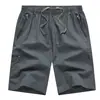 Pantalones cortos de algodón para hombre de verano, estilo coreano, de longitud media, holgados, casuales, modernos, deportivos, pantalones cortos para hombre de talla grande