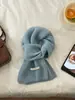 Cachecol Tricotado de Lã Misturada de Alta Qualidade, Macio e Ceroso, para Mulheres, Outono e Inverno, Novo Cachecol de Luxo, Fabricante, Atacado Transfronteiriço