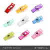 Clips de Unión de Bordes Japoneses Coloridos, Clips en Forma de Hacha, Clips para Costura de Patchwork, Reemplazo para Sujetadores de Agujas Perlados, Almacenamiento de Plástico