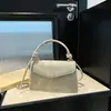 Nova Bolsa Feminina para o Dia a Dia 2026, Bolsa Transversal Elegante e Texturizada, Bolsa Quadrada Pequena, Bolsa Versátil Simples Retrô para Mulheres, na Moda