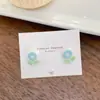Aretes de Gato Cachorro de Gelatina Color Caramelo Lindos de Dibujos Animados para Mujer, Aguja de Plata, Delicados, Frescos, Dulces, para Estudiantes