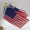 Bandeira de Aceno para Copa do Mundo 14*21cm Bandeira de 32 Países Fortes Bandeira de Poliéster com Haste Bandeira Nacional