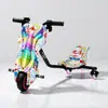 Triciclo de Drift 250W com ajuste de 3 velocidades, triciclo de drift elétrico para crianças, kart de drift